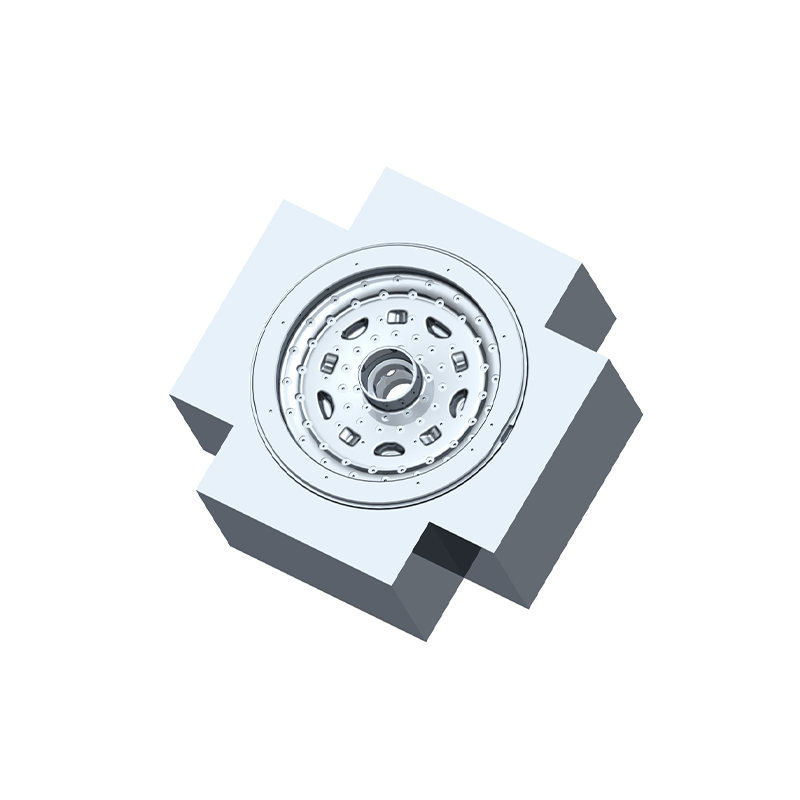 휠 허브 부착 수냉식 저압 금형